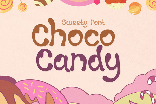 Choco Candy Font Zeenesia Std 