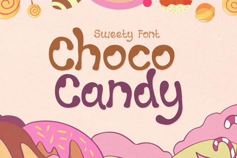 Choco Candy Font Zeenesia Std 
