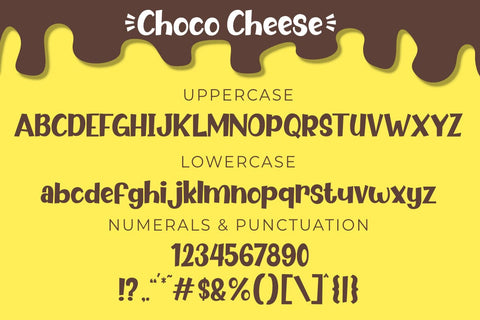 Choco Cheese Font Madatype Studio 