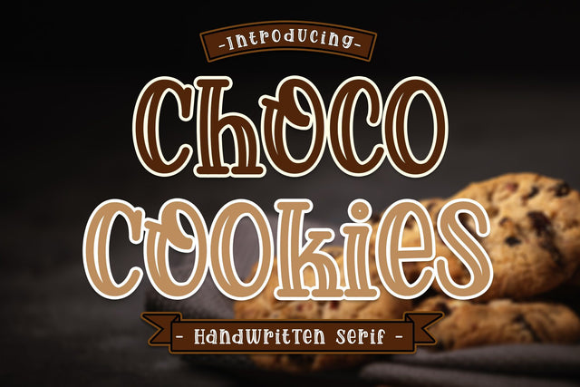 Choco Cookies Font Rochart studio 