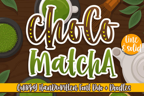 Choco Matcha Font Abo Daniel Studio 