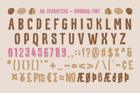 Chocoball Font yumnatype 
