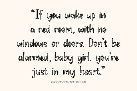 Chocobelly Font Allouse.Studio 