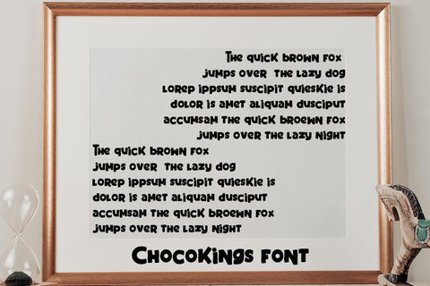 Chocokings Font JH-CreativeFont 