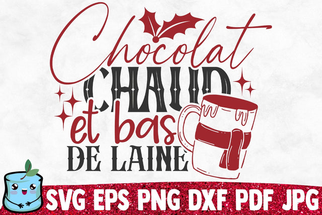 Chocolat Chaud Et Bas De Laine SVG MintyMarshmallows 