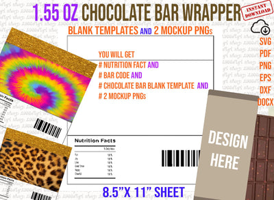 Chocolate Bar, Chocolate Bar Svg, Chocolate Bar template, Hershey bar wrapper template, Hershey bar wrapper, Candy bar wrapper, Hersheys Svg SVG 1966digi 