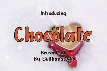 Chocolate Brush Font Sulthan studio 