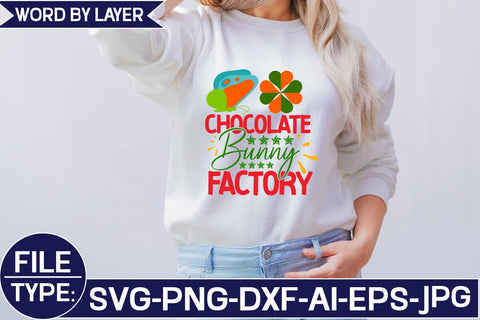 Chocolate Bunny Factory SVG Cut File SVG Studio Innate 