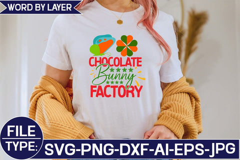 Chocolate Bunny Factory SVG Cut File SVG Studio Innate 