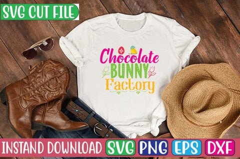 Chocolate Bunny Factory SVG Cut File SVG Studio Innate 