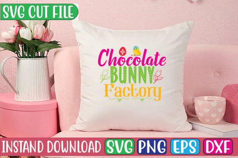 Chocolate Bunny Factory SVG Cut File SVG Studio Innate 