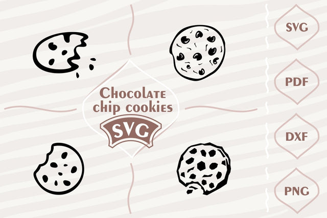 Chocolate chip cookies - SVG bundle SVG Digital Mojito 