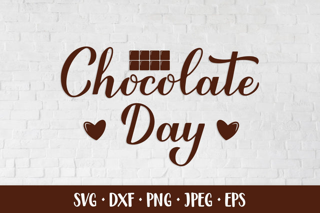 Chocolate day hand lettered SVG SVG LaBelezoka 