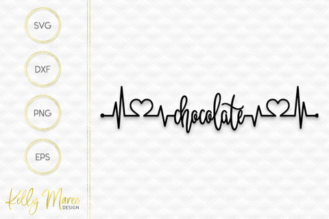 Chocolate Heartbeat Lifeline Kelly Maree Design 