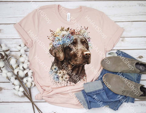Chocolate Labrador Png, Sublimation Png Sublimation _HelArtShop_ 