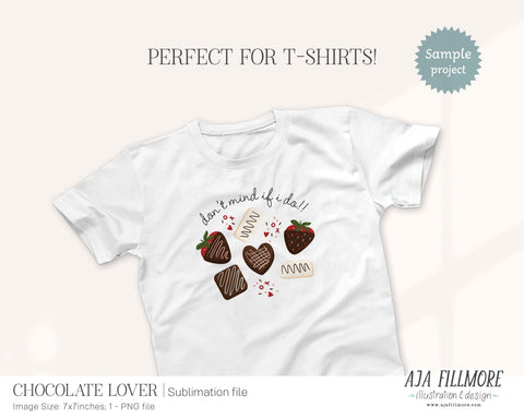 Chocolate Lover Sublimation SVG Aja Nicole Designs 