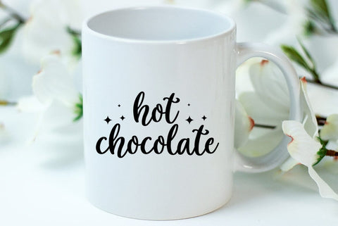 Chocolate SVG Design, hot chocolate SVG FiveStarCrafting 