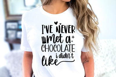 Chocolate SVG Design, I have never met a chocolate i didnt like SVG FiveStarCrafting 