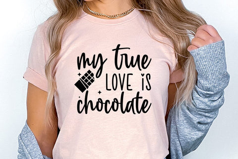 Chocolate SVG Design, My true love is chocolate SVG FiveStarCrafting 