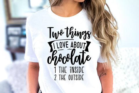 Chocolate SVG Design, Two things i love about chocolate SVG FiveStarCrafting 