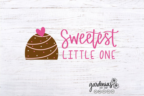 Chocolate Sweetest Little One SVG SVG Gardenias Art Shop 