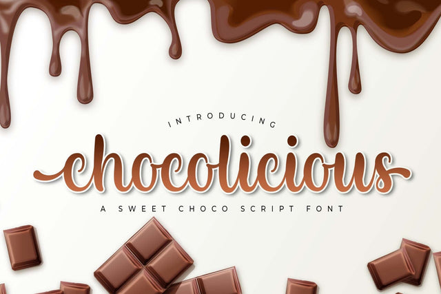 Chocolicious Font love script 
