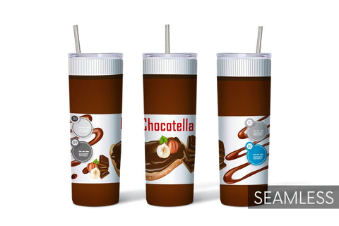 Chocotella Tumbler Sublimation Sublimation SvgOcean 