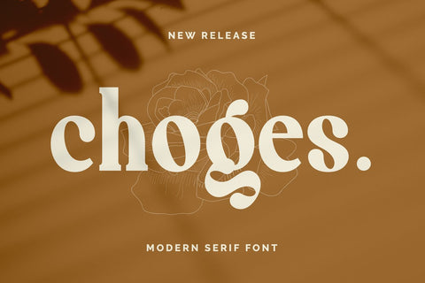 Choges Font Fallen Graphic Studio 