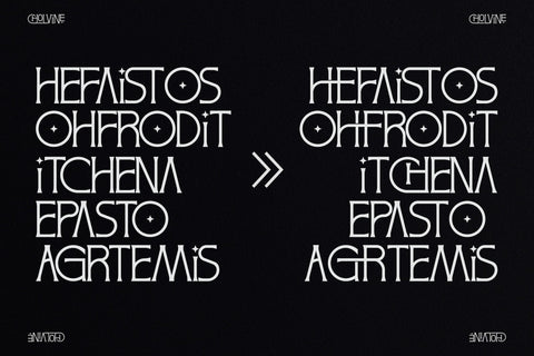 Cholvine Typeface Font Storytype Studio 