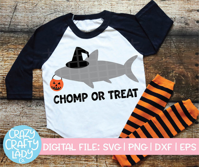Chomp or Treat | Fall SVG Cut File SVG Crazy Crafty Lady Co. 