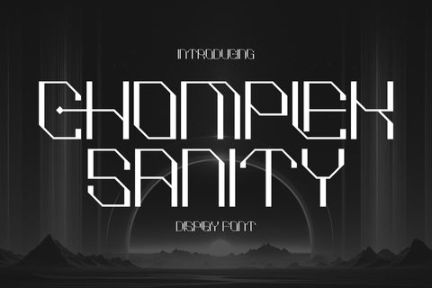 CHOMPLEK SANITY Typeface Font Storytype Studio 