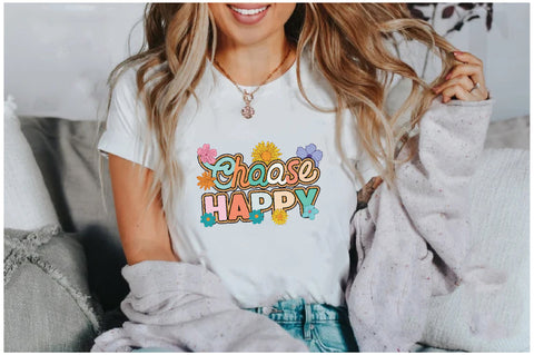 Choose Happy, Inspirational Quotes Sublimation Sublimation Jagonath Roy 