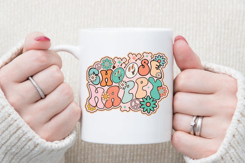 Choose Happy PNG Sublimation Sublimation designartist 
