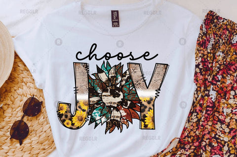 Choose joy Sublimation Design Sublimation Regulrcrative 