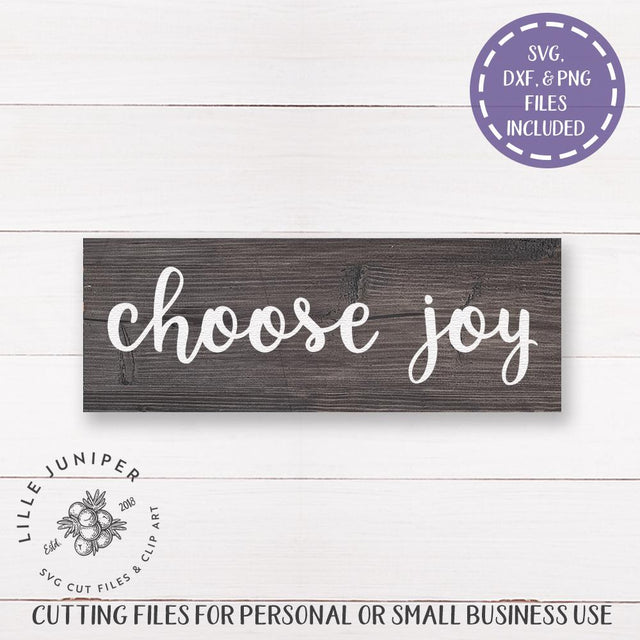 Choose Joy SVG | Nursery SVG | Rustic SVG SVG LilleJuniper 