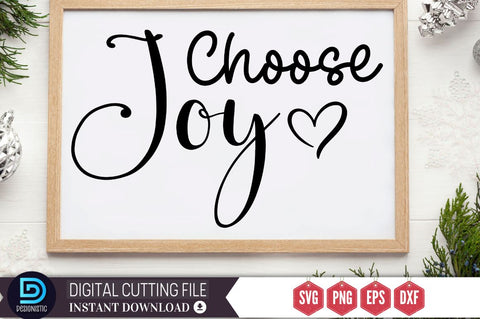Choose joy SVG SVG DESIGNISTIC 