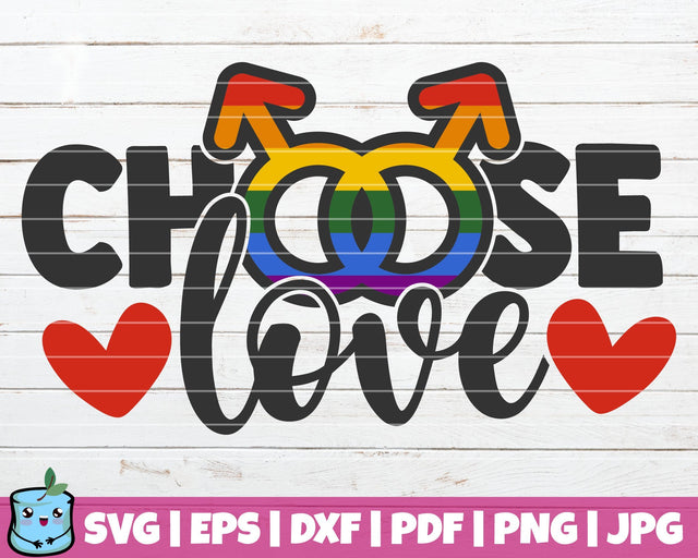 Choose Love SVG MintyMarshmallows 