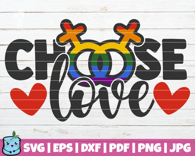 Choose Love SVG MintyMarshmallows 