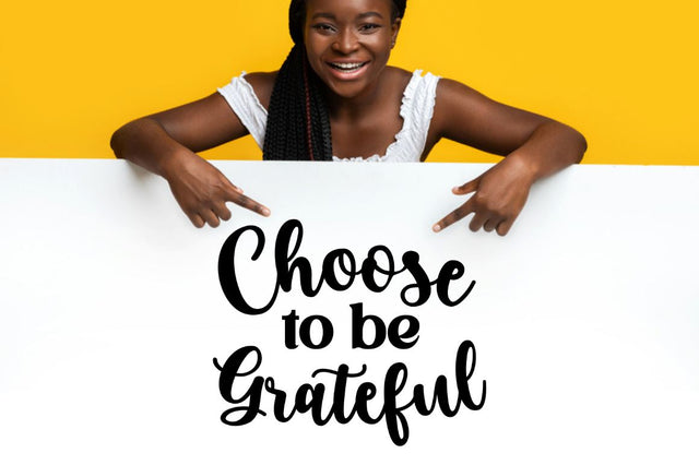 Choose to be grateful SVG SVG DESIGNISTIC 