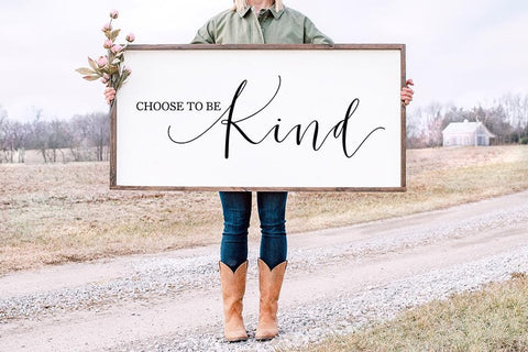 Choose To Be Kind SVG SVG Ikonart Design Shop 