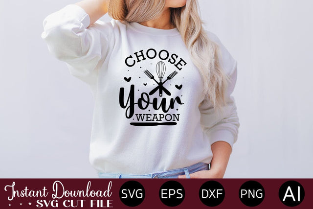 Choose Your Weapon SVG SVG designmaster24 