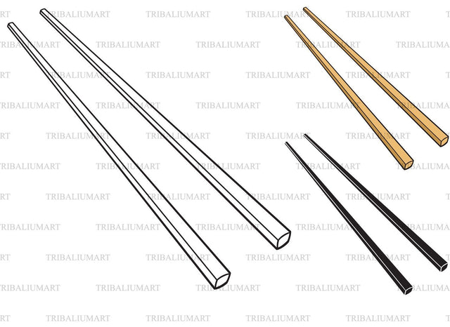 Chopstick SVG TribaliumArtSF 
