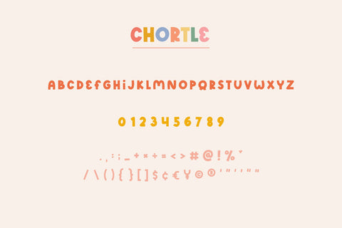 Chortle Font Cotton White Studio 