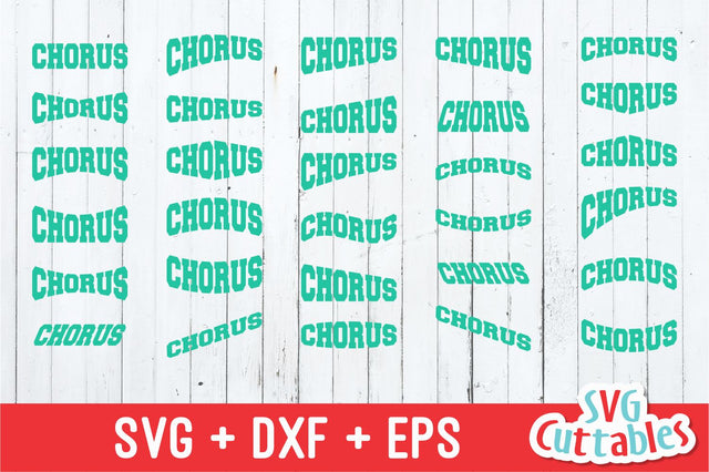 Chorus Layouts SVG Svg Cuttables 
