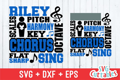 Chorus Subway Art SVG Svg Cuttables 