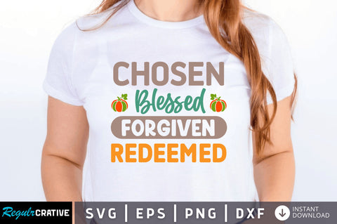 Chosen blessed SVG SVG Regulrcrative 