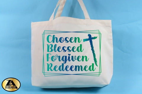 Chosen SVG PNG EPS DXF Blessed SVG Christian Quote SVG SVG zoellartz 