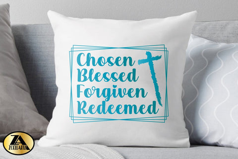 Chosen SVG PNG EPS DXF Blessed SVG Christian Quote SVG SVG zoellartz 