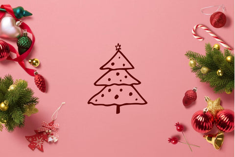 Chrisdood - A Christmas Doodle Font Font Masyafi Studio 