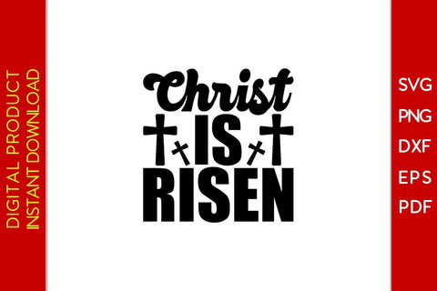 Christ Is Risen Christian SVG PNG PDF Cut File SVG Creativedesigntee 